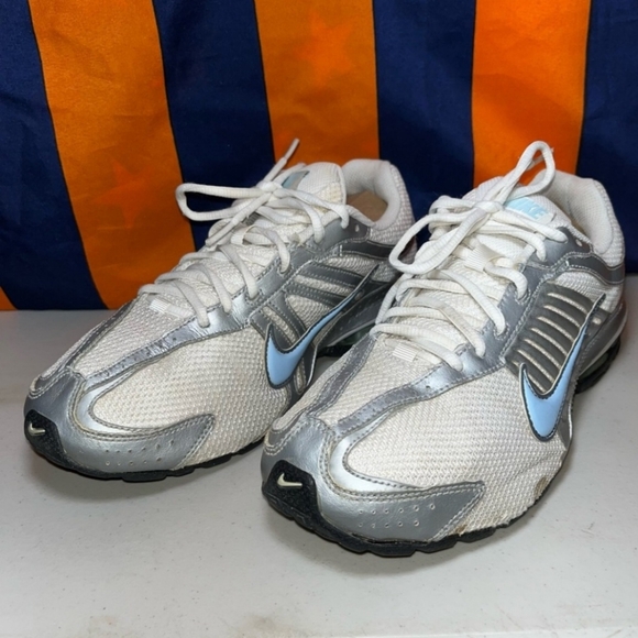 Nike Relax Run IV 2009 Women’s Shoes Size US 9.5 EUR 41 White/Blue (366614-141) - Picture 2 of 8